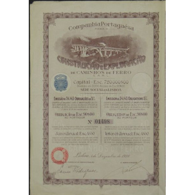 Cia Portuguesa para a Construçao e Exploraçao de Caminhos de Ferro