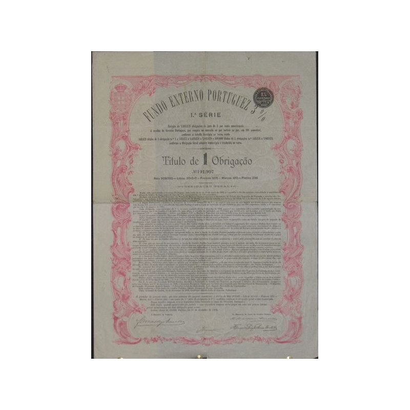 Fundo Externo Portuguez 3% - Serie 1 (Titre 01 Obl)