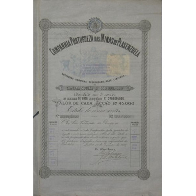 Cia Portugueza das Minas de Plasenzuela (5 Act)