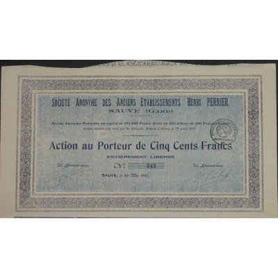 S.A. des Anc. Ets. Henri Perrier - Sauve