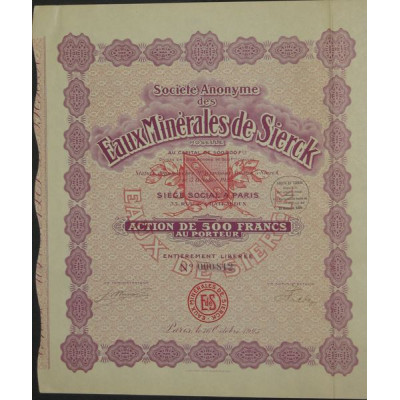 S.A. des Eaux Minérales de Sierck (Act)