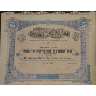 Sté Fermière des Eaux de Forges-les-Bains