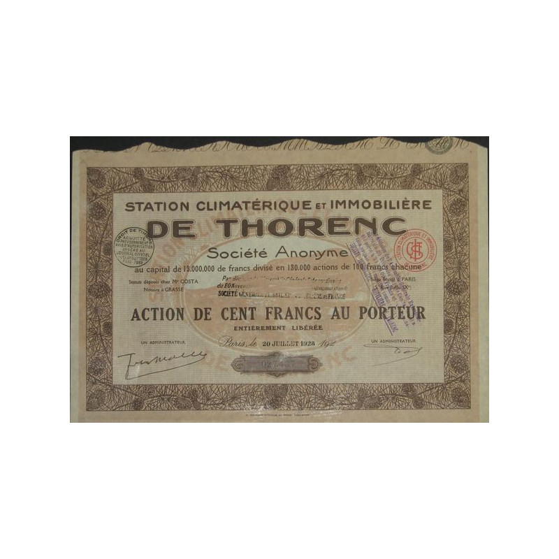 Station Climatérique et Immobilière de Thorenc (Act 100 F) (modele 1)