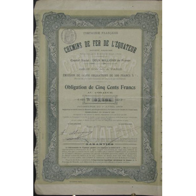 Cie Française de Chemins de Fer de l'Equateur