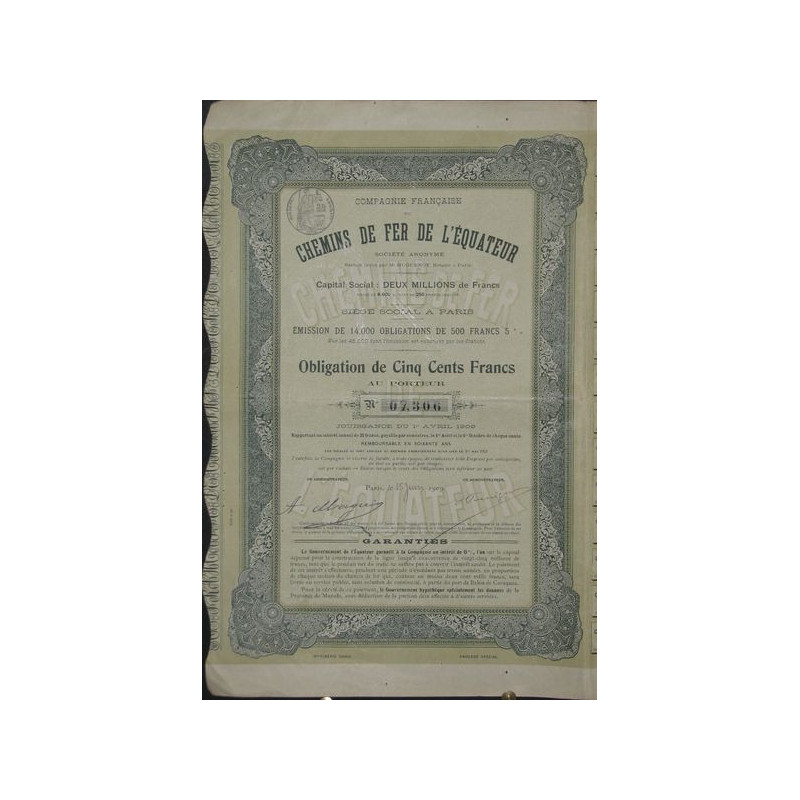 Cie Française de Chemins de Fer de l'Equateur