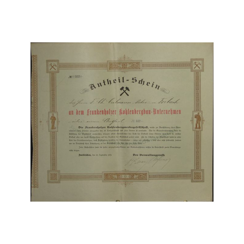 Die Frankenholzer Kohlenbergbau-Unternehmen