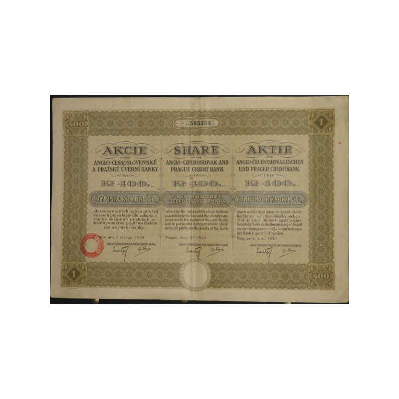 Anglo-Czechoslovak and Prague Credit Bank