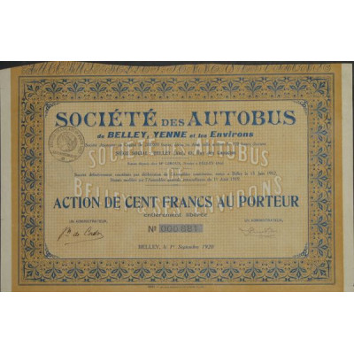 Sté des Autobus de Belley Yenne et des Environs