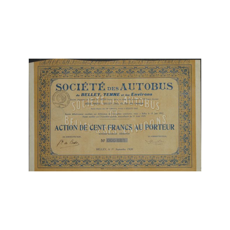 Sté des Autobus de Belley Yenne et des Environs