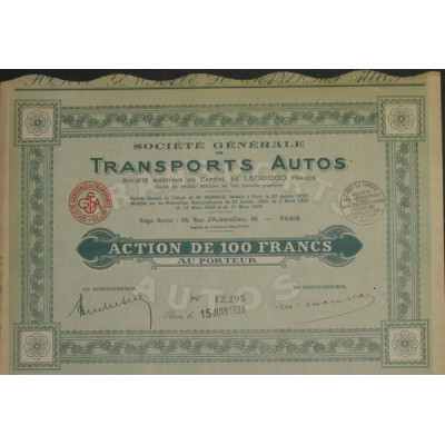 Sté Gale de Transports Autos