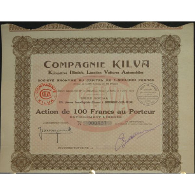 Cie Kilva Kilomètres Illimités Location Voitures Automobiles