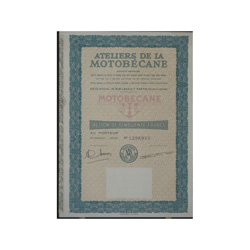 Ateliers de la Motobécane (Act)