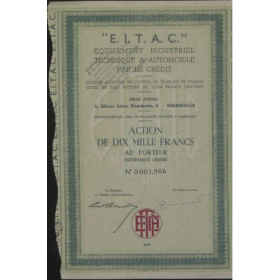 "E.I.T.A.C." Equipement Industriel Technique & Automobiles Par le Crédit