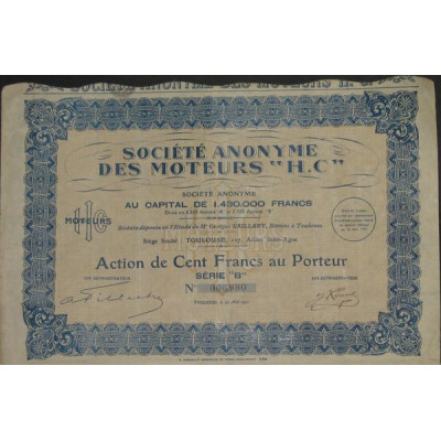 S.A. des Moteurs "H.C." (Act)