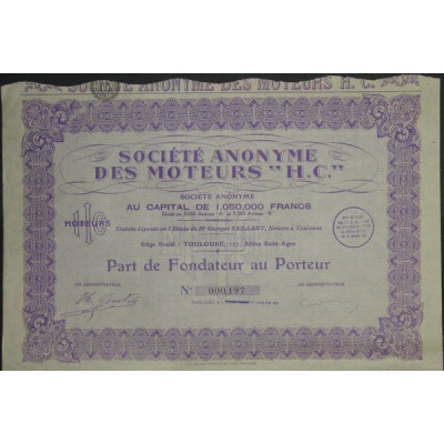 S.A. des Moteurs "H.C." (PF)
