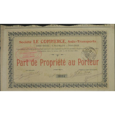 Sté Le Commerce Auto-Transports