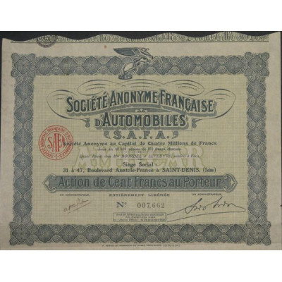 S.A. Française d'Automobiles 'S.A.F.A.'