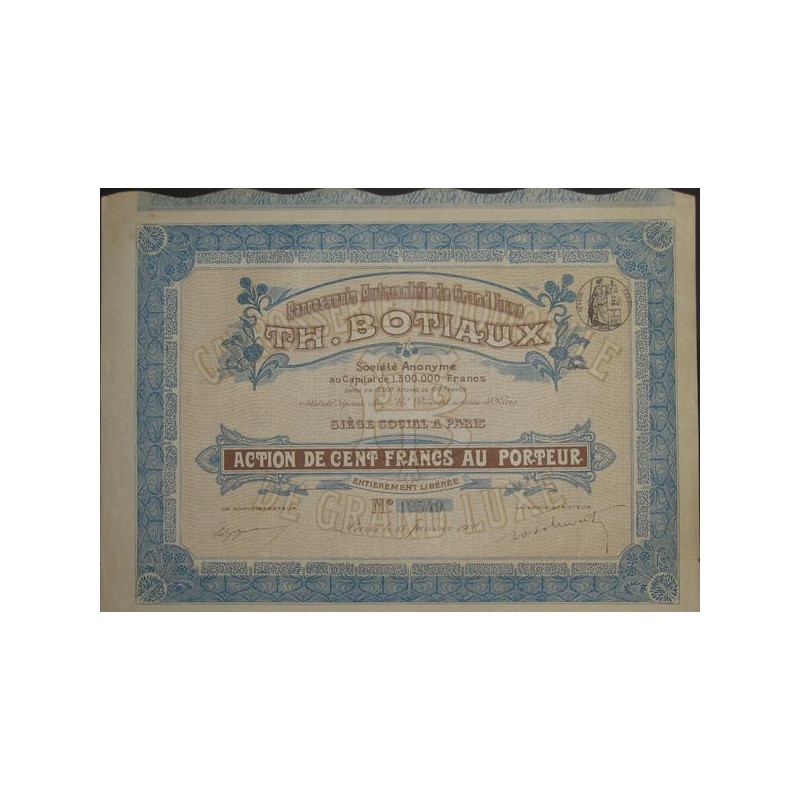 Carrosserie Automobile de Grand Luxe Th. Botiaux