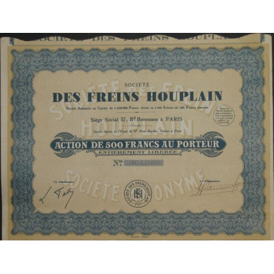 Sté des Freins Houplain (Act)