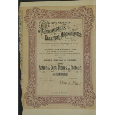 Sté Gale d'Automobiles Electro-Mécaniques