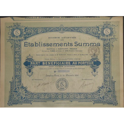 S.A. des Ets Summa (PB)