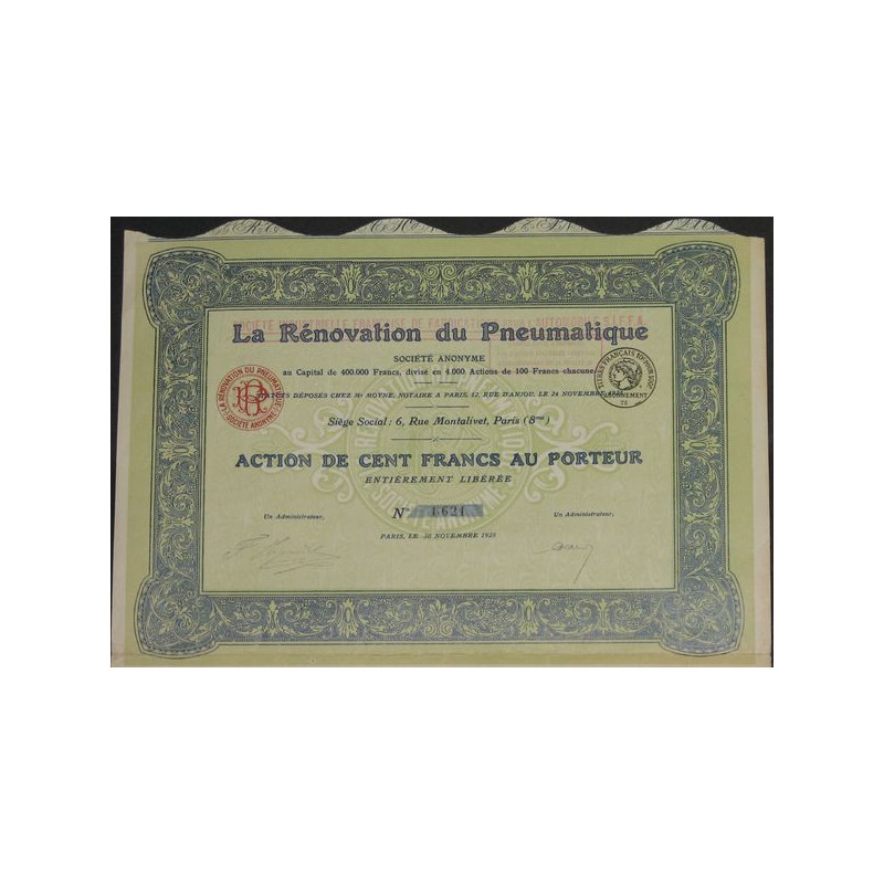 La Rénovation du Pneumatique