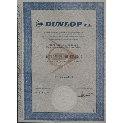 Dunlop S.A. (Act 50 F)