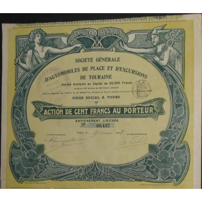 Sté Gale d'Automobiles de Place et d'Excursions de Touraine