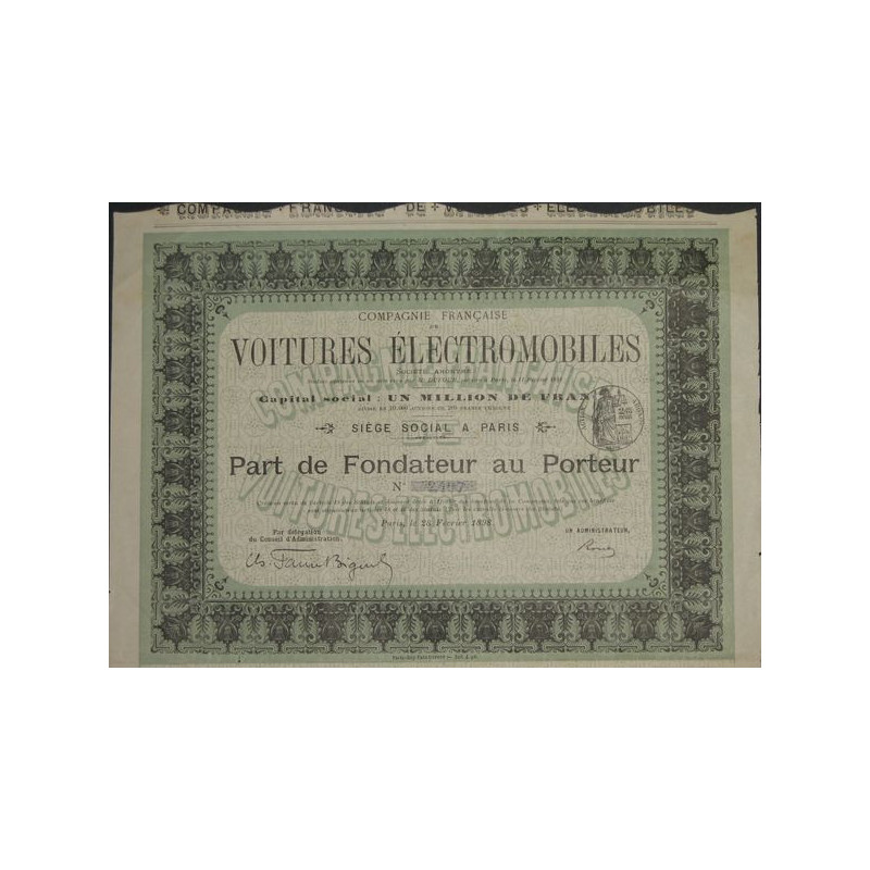 Cie Française des Voitures Electromobiles