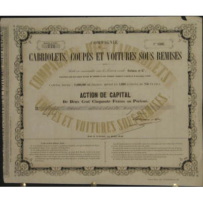 Cie des Cabriolets Coupés et Voitures sous Remises (Act Capital)