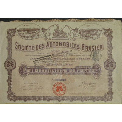 Sté des Automobiles Brasier (PB marron)
