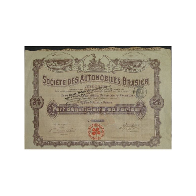 Sté des Automobiles Brasier (PB marron)