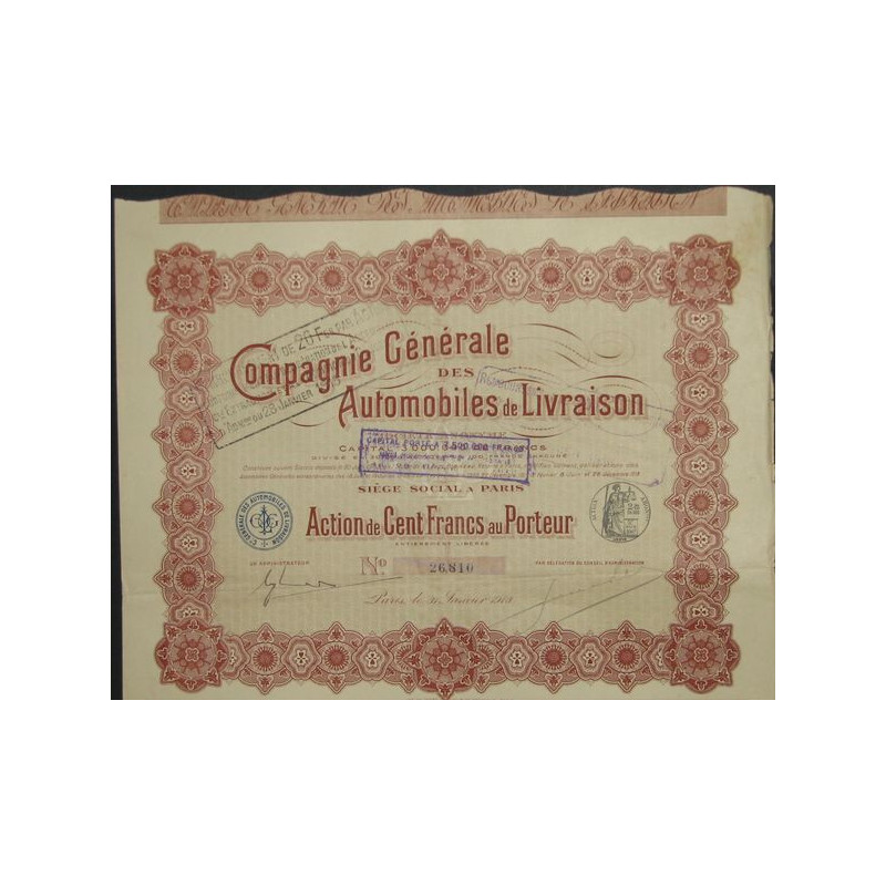 Cie Gale des Automobiles de Livraison (1913)