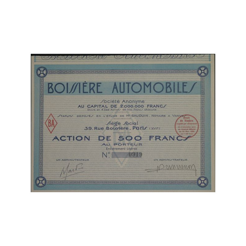 Boissière Automobiles