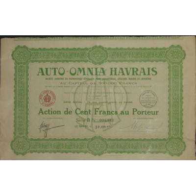 Auto-Omnia Havrais (Act 100 F)