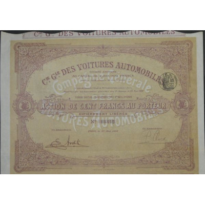 Cie Gale des Voitures Automobiles