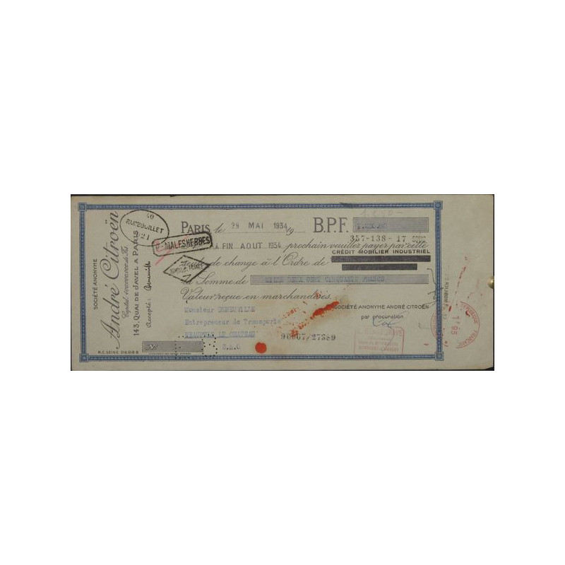 S.A. André Citroën (Traite)