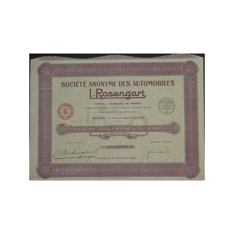 S.A. des Automobiles L.Rosengart