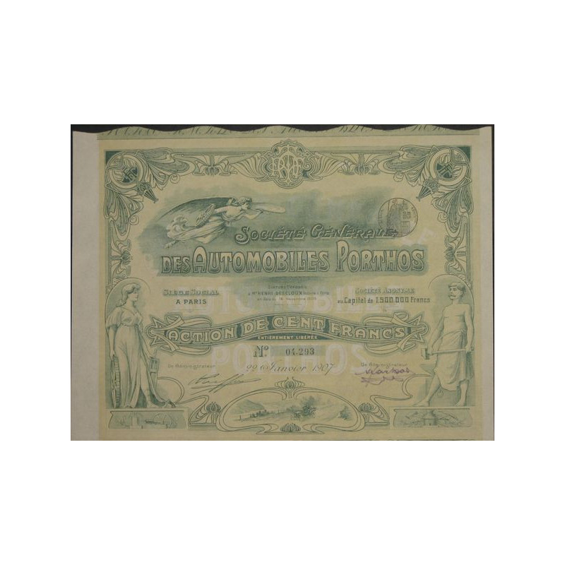 Sté Gale des Automobiles Porthos