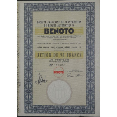 Sté Française de Construction de Bennes Automatiques Benoto