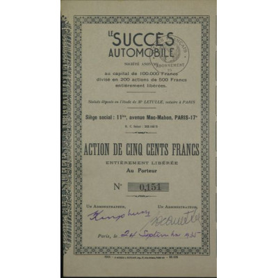 Le Succès Automobile