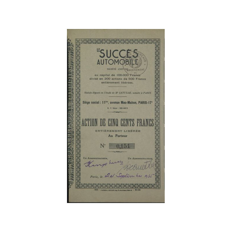 Le Succès Automobile