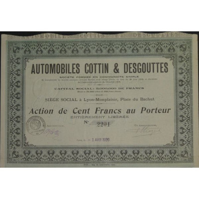 Automobiles Cottin et Desgouttes
