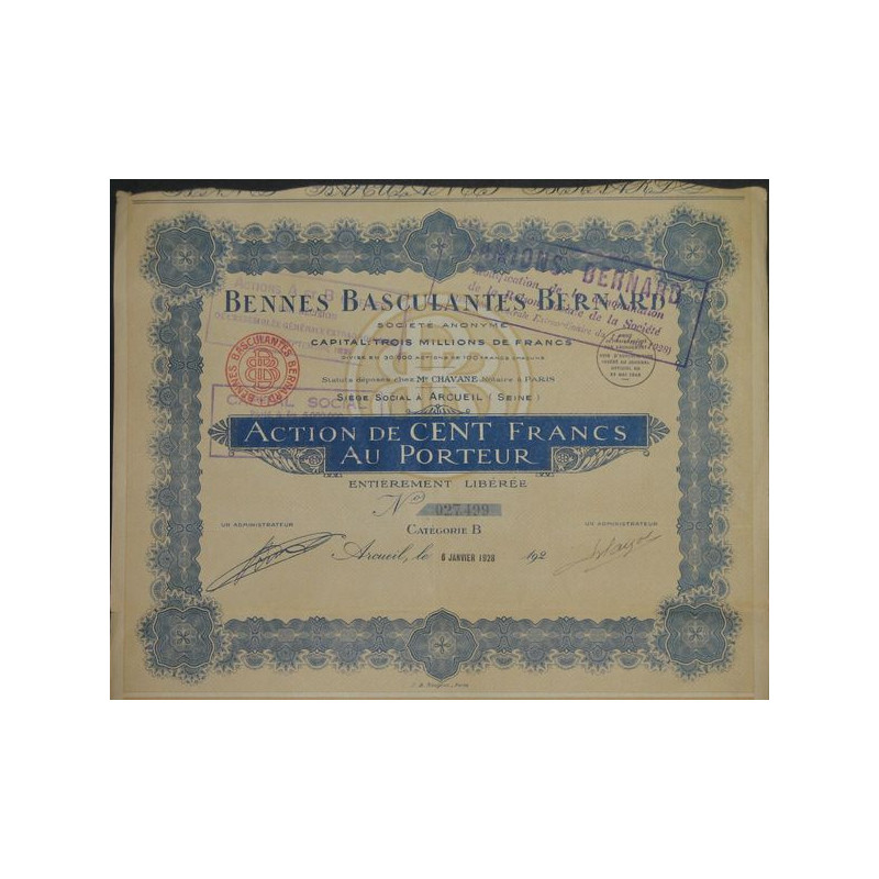 Bennes Basculantes Bernard