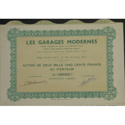 Les Garages Modernes
