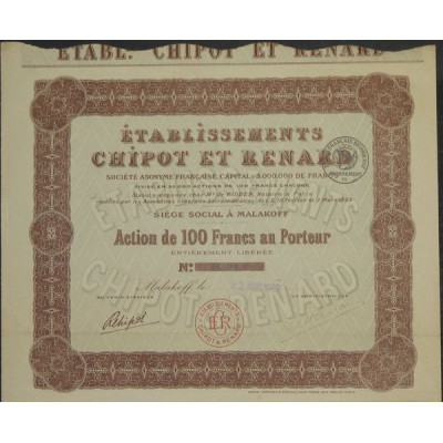 Ets Chipot et Renard (Act)