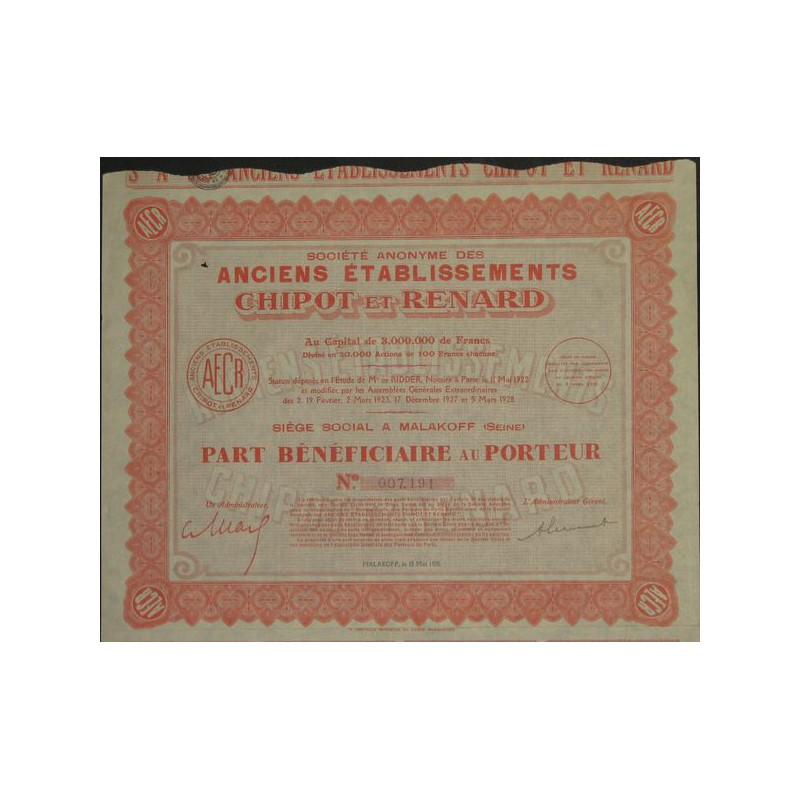 Ets Chipot et Renard (PB)