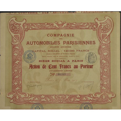 Cie des Automobiles Parisiennes