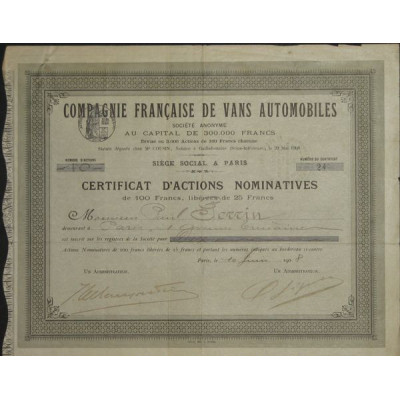 Cie Française de Vans Automobiles