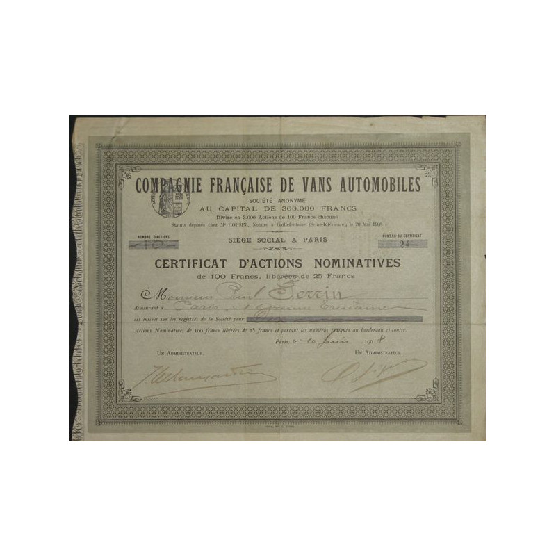 Cie Française de Vans Automobiles